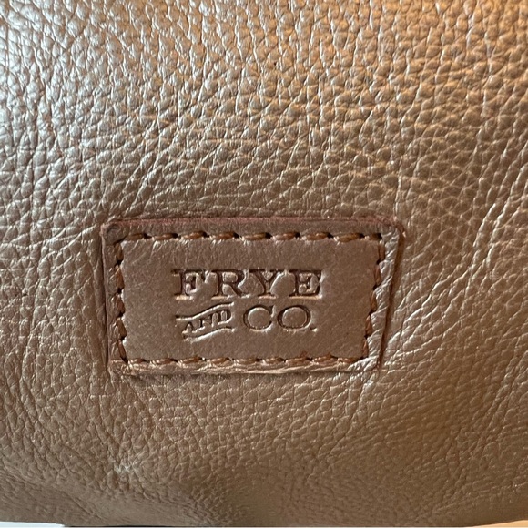 Frye Gold Studded Leather Shoulder Bag main image 13